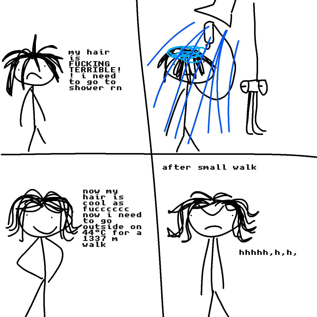 i hate hair